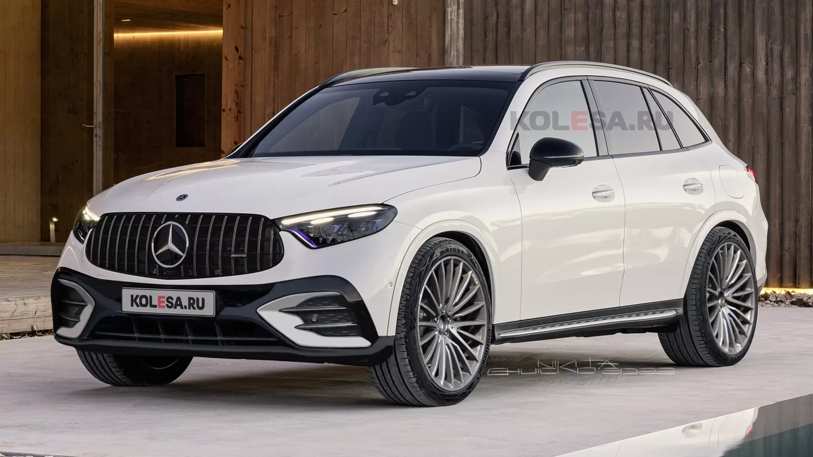 Nuova Mercedes Amg Glc Anteprima Rendering Autoprove It