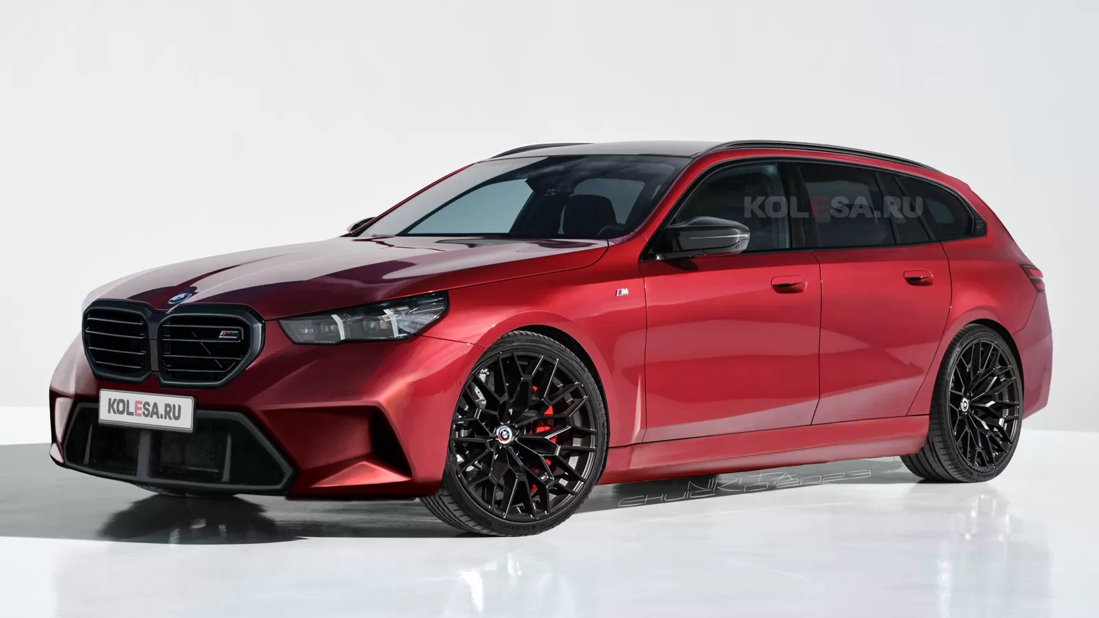 Nuova BMW M5 Touring 2024 ultimo Rendering Autoprove.it