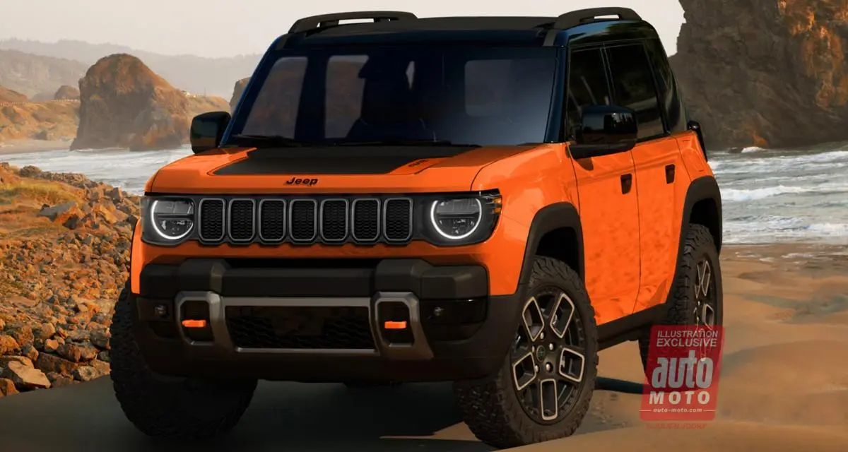 Nuova Jeep Renegade 2025 Anteprima Rendering Autoprove.it