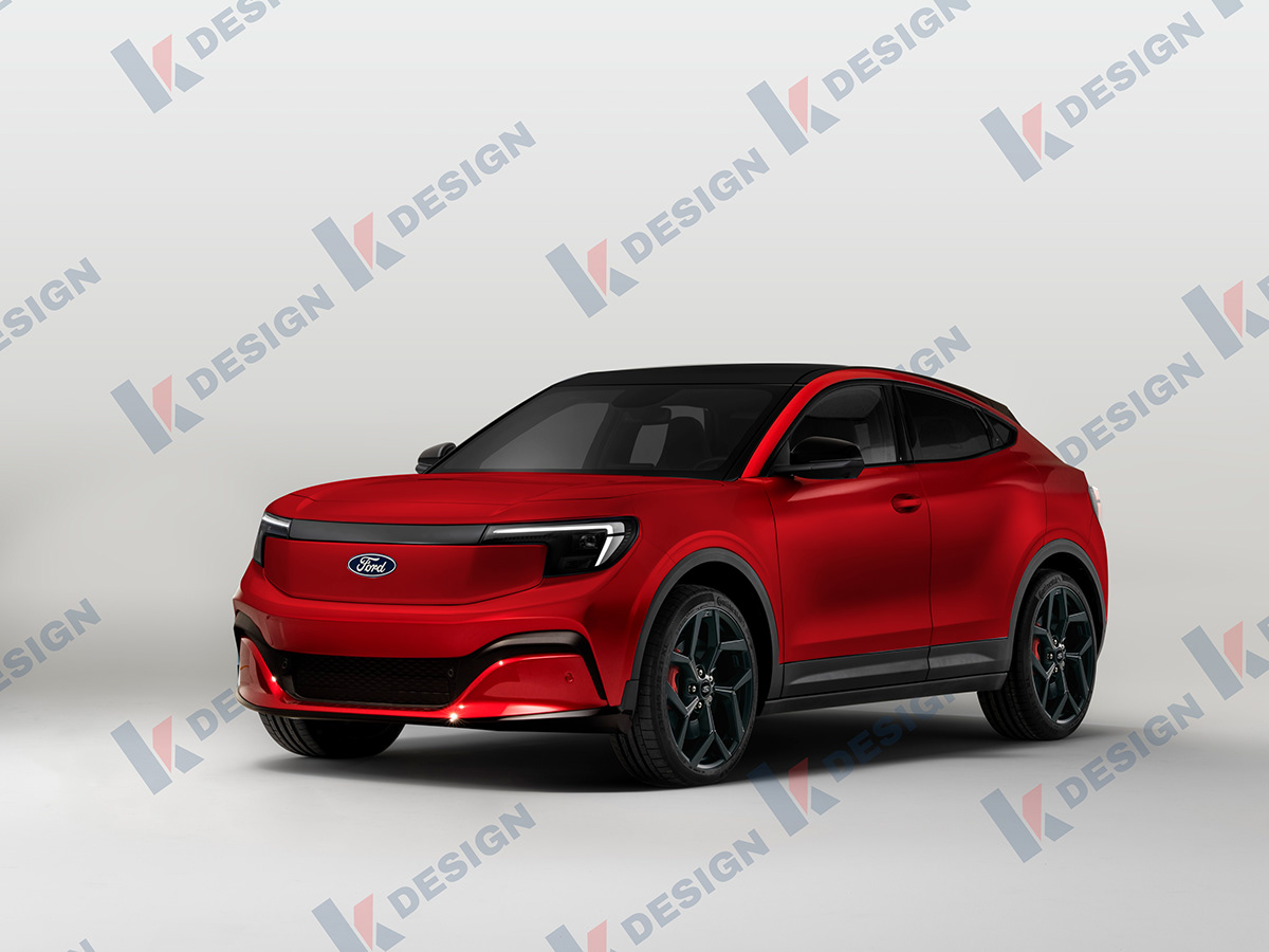 Nuova Ford Capri 2025 ultimi Rendering Autoprove.it